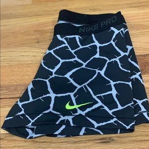 Nike pro spandex shorts
